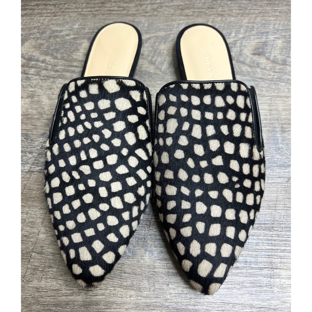 JENNI KAYNE Ponyhair Animal Print Mules - Picture 2 of 8